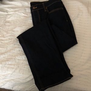 J Crew Dark Wash Straight Leg Jeans